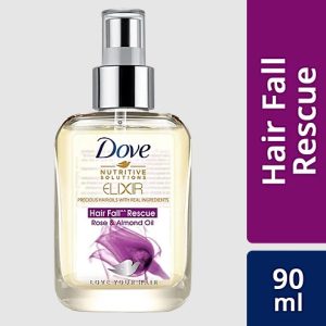 Dove Elixir Hair Fall Rescue Rose & Almond Hair Oil (90ml)