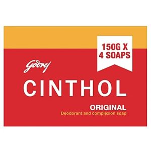 Cinthol Original Deodorant & Complexion Soap, 99.9% Germ Protection